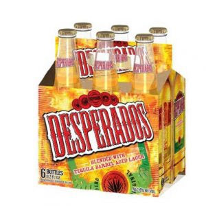 DESPERADOS TEQUILA BEER 6 PACK BOTTLES 330ML