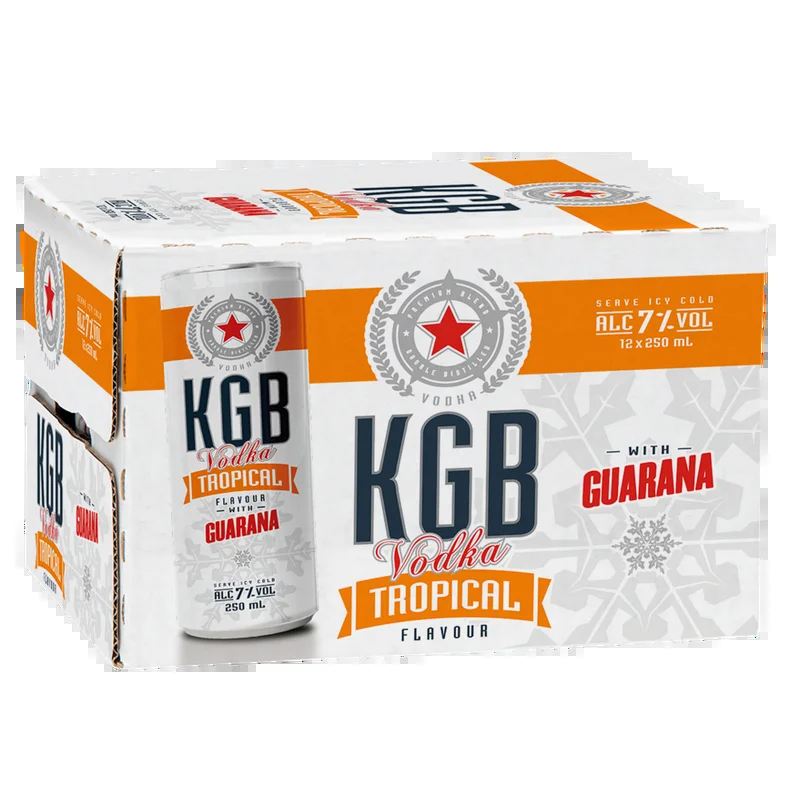 KGB Tropical with Guarana 7% 12pk 250ml Cans