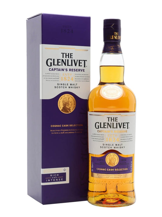 The Glenlivet captain's reserve single malt scotch whisky 700ml