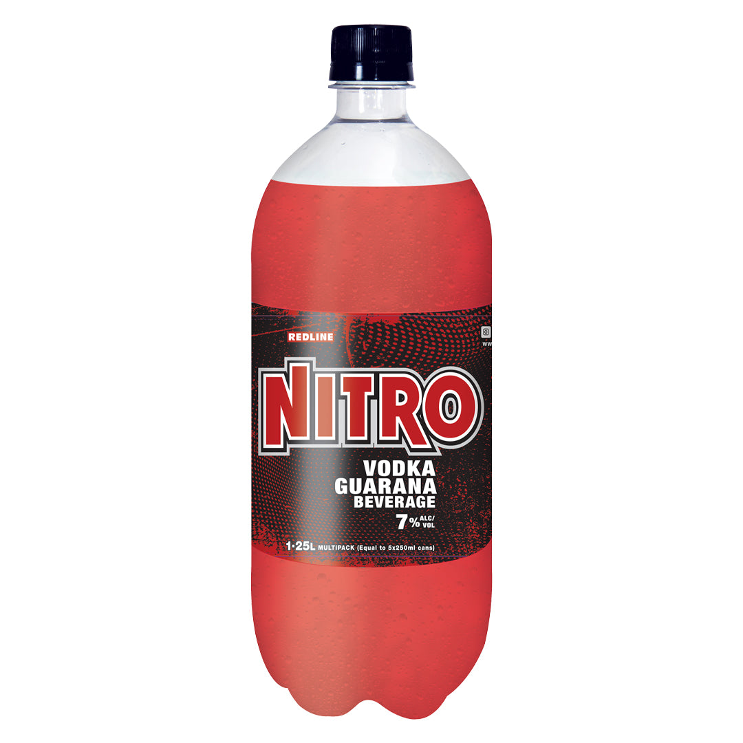 Nitro Redline Vodka Guarana  7% 1.25L