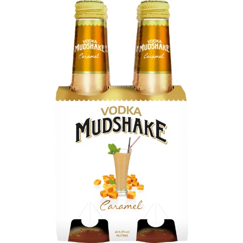 Mud shake Caramel 4pk Btls