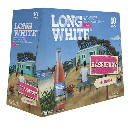 Long White Raspberry 10pk Btls