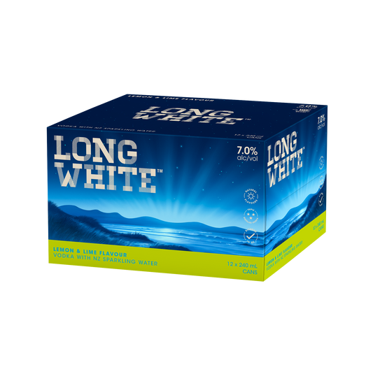 Long White Lemon & Lime 7% 12x240mL