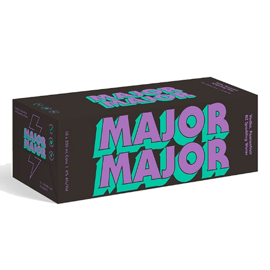 Major Major Vodka, Passionfruit 6% Cans 10x330ml