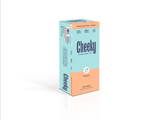 Cheeky Hard Iced Tea - Peach 5% 10pk