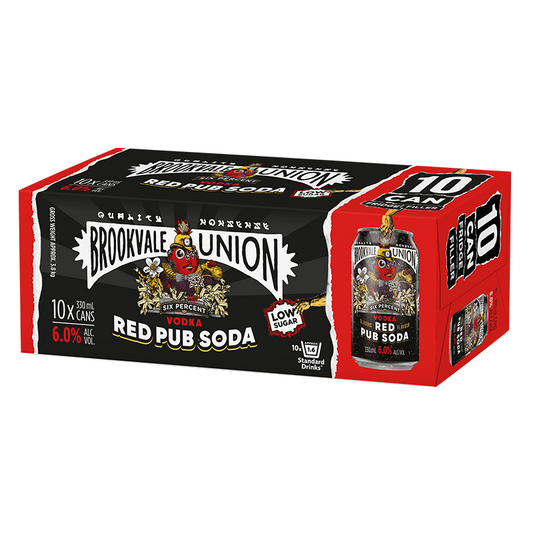 Brookvale Union Red Pub 10 pack 330ml cans