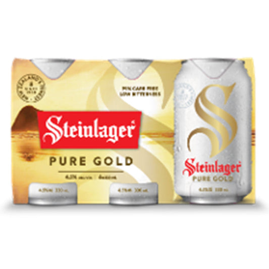 Steinlager Pure Gold 4.5% 6 x 330ml Cans