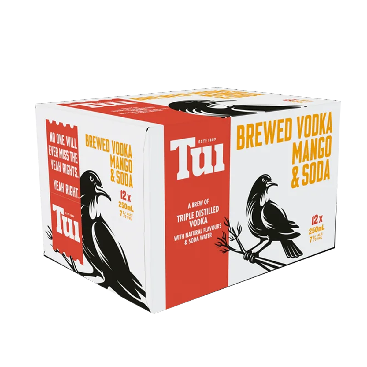 Tui Vodka Mango & Soda 12pk 250ml Cans