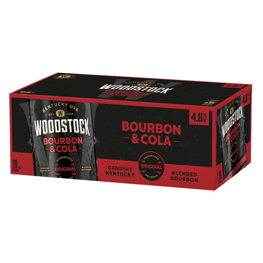 Woodstock Bourbon & Cola 4.8% 10pk 330ml Can