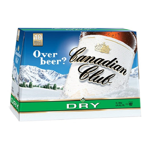 Canadian Club Dry 10pk 4.8% 330ml Btls