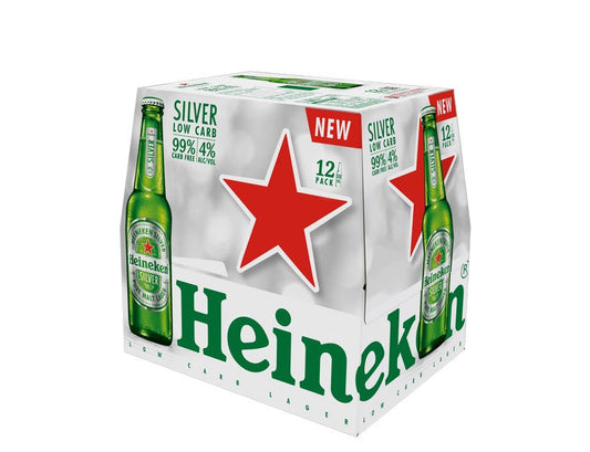 Heineken Silver Low Carb 12pk 330ml Btls