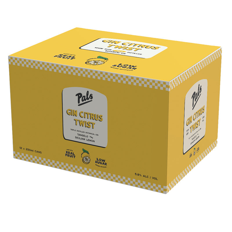 Pals Gin Citrus Twist 5.8% 12 x 250ml